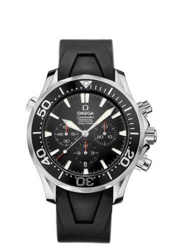 Omega Seamaster Diver 300M Automatic 41.5 Chronograph Stainless Steel / Black / Rubber